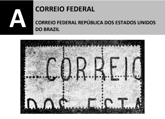 Watermark A - CORREIO FEDERAL REPÚBLICA DOS ESTADOS UNIDOS DO BRAZIL