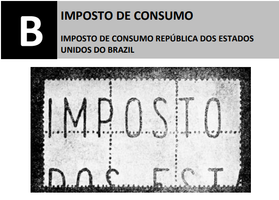 Watermark B - IMPOSTO DE CONSUMO REPÚBLICA DOS ESTADOS UNIDOS DO BRAZIL