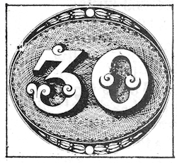 Brazil's first postage stamp, the 30 Reis Bull's Eye