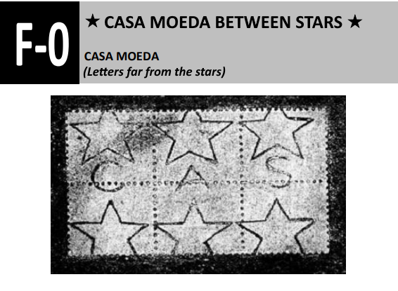 Watermark F-0 - CASA MOEDA - Legend far from stars